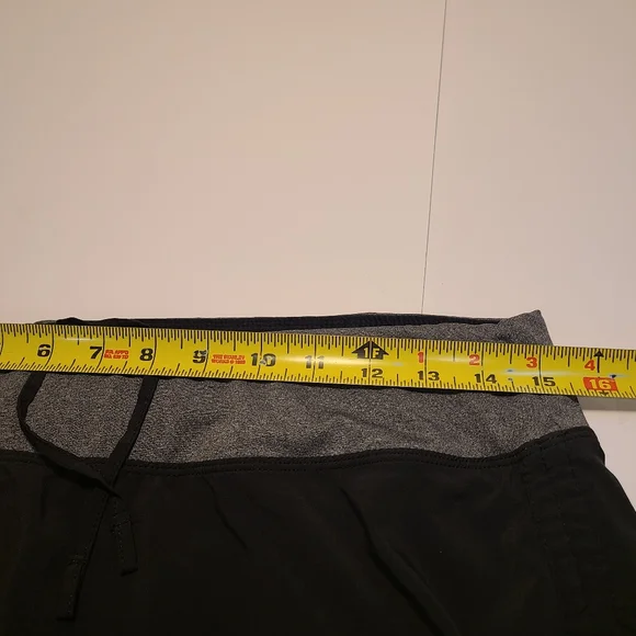 Nike Skort Skirt Medium Women Black Pull On Elastic Waist Back Pocket Ruched - Picture 4 of 8